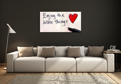 Glazen schilderij Kleine dingen