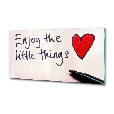 Glazen schilderij Kleine dingen