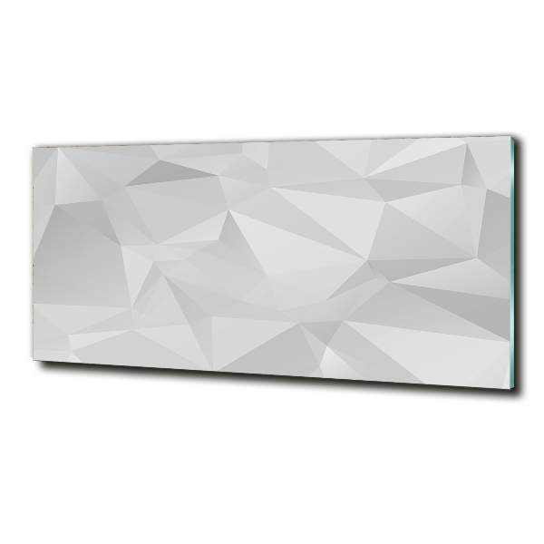 Schilderij glas Abstracte driehoeken