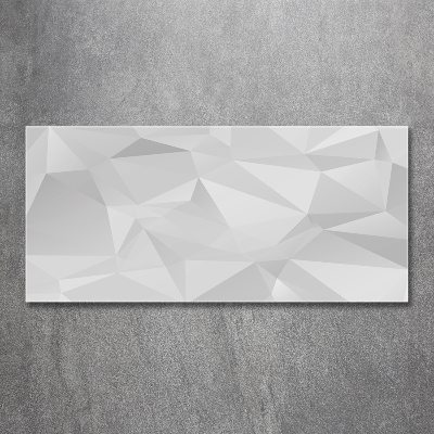 Schilderij glas Abstracte driehoeken