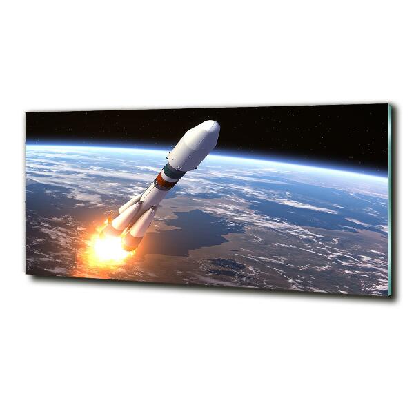 Foto obraz szklany Rakieta kosmiczna