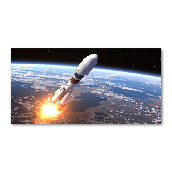Foto obraz szklany Rakieta kosmiczna