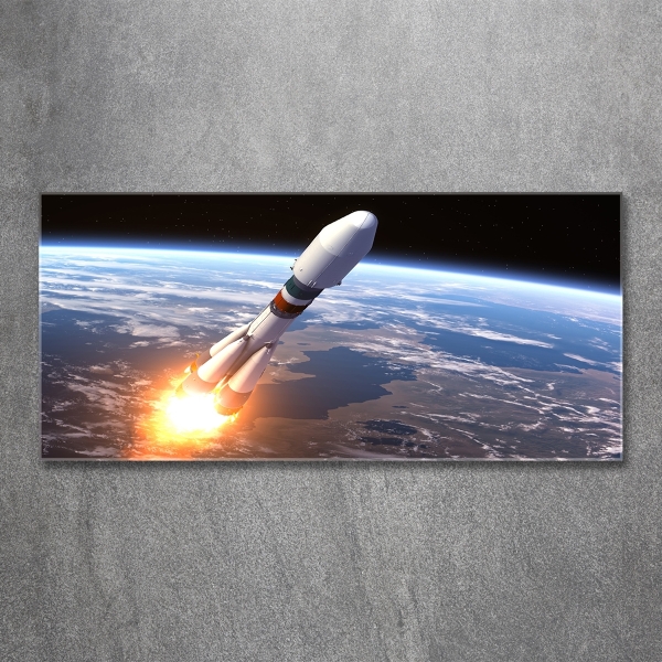 Foto obraz szklany Rakieta kosmiczna