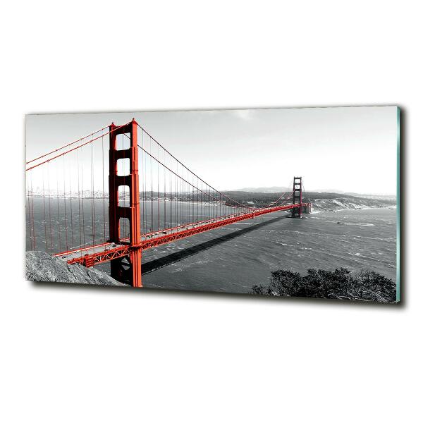 Schilderij glas San Francisco-brug