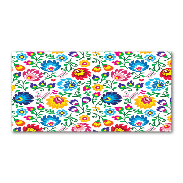 Glazen schilderij Etnisch patroon