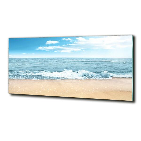 Foto schilderij op glas Strand
