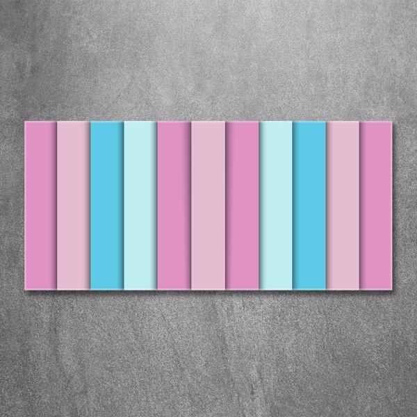 Foto obraz szkło hartowane Kolorowe paski