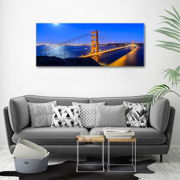 Glazen schilderij San Francisco-brug