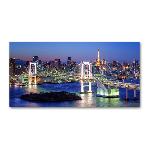 Foto schilderij op glas Tokyo-brug