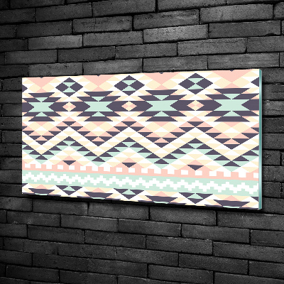 Schilderij glas Etnische achtergrond