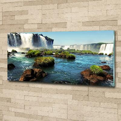 Schilderij glas Igazu-waterval