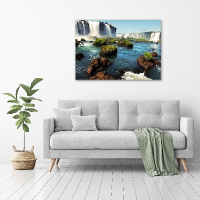 Schilderij glas Igazu-waterval
