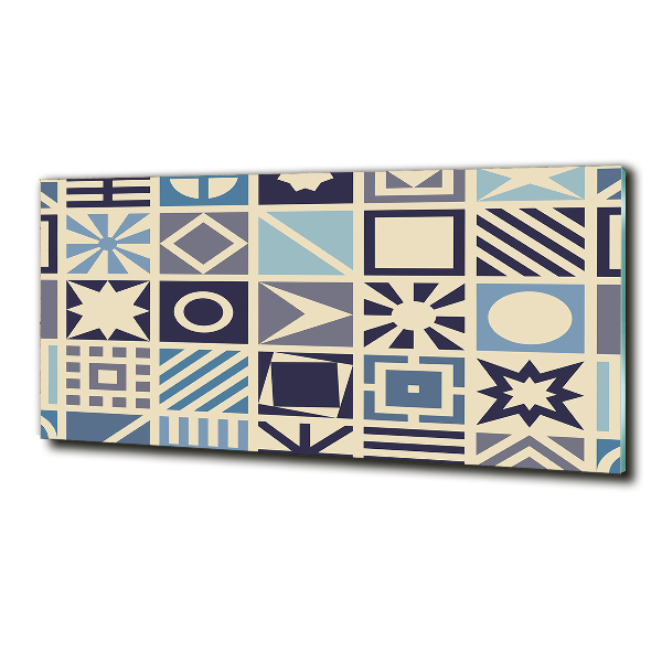 Foto schilderij op glas Geometrische achtergrond