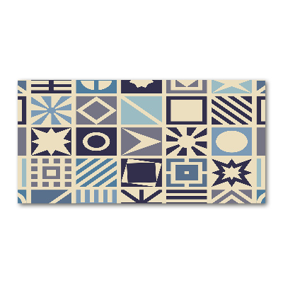 Foto schilderij op glas Geometrische achtergrond