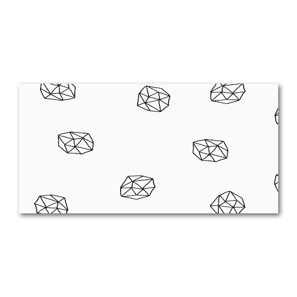 Schilderij op glas Abstract patroon