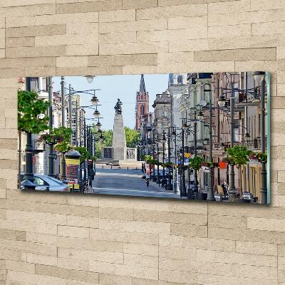 Schilderij glas Łódź, Polen