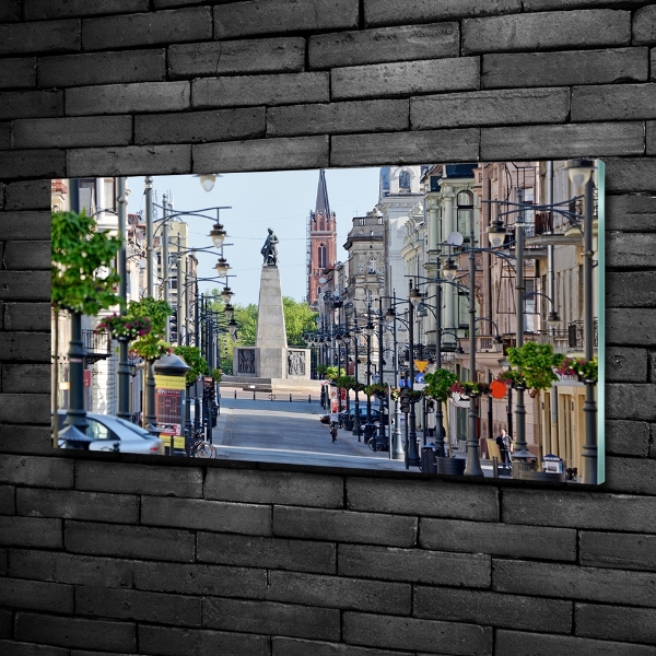 Schilderij glas Łódź, Polen