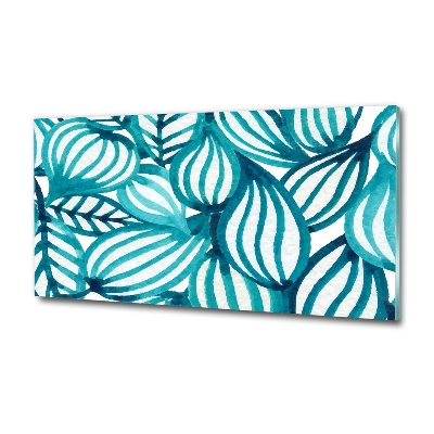 Glazen schilderij Bloemenpatroon