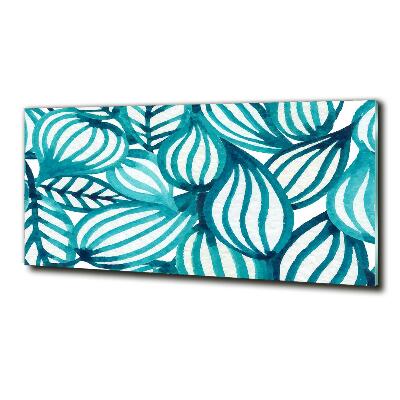 Glazen schilderij Bloemenpatroon