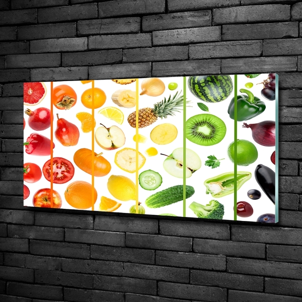 Schilderij op glas Fruit en groenten