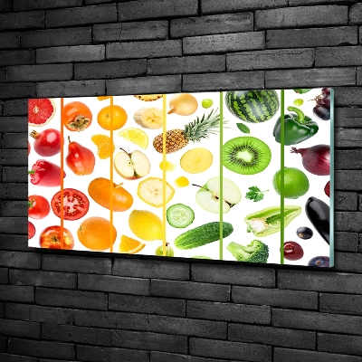 Schilderij op glas Fruit en groenten