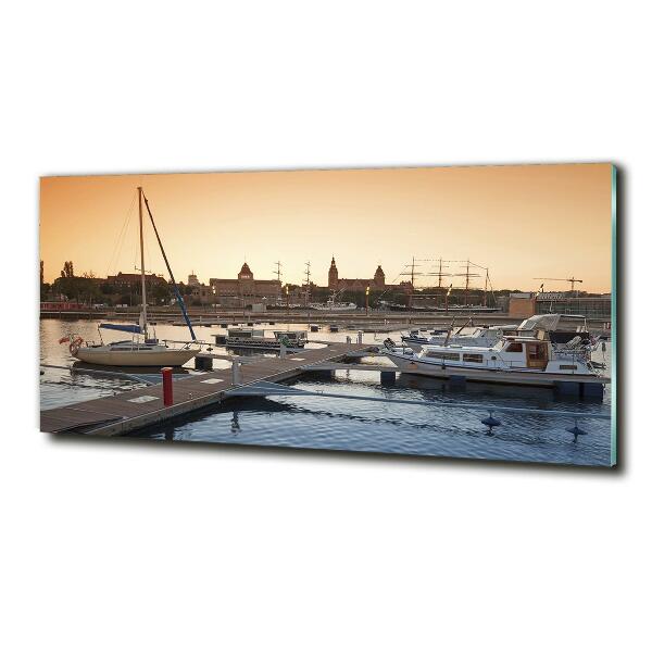 Foto schilderij op glas Szczecin, Polen