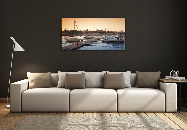 Foto schilderij op glas Szczecin, Polen