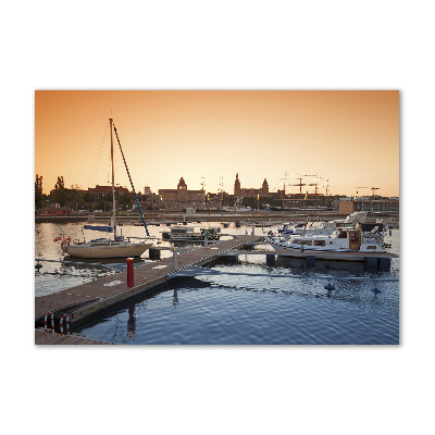 Fotoobraz na ścianę szklany Szczecin Polska