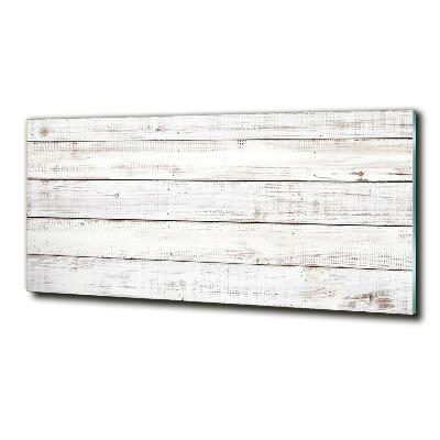 Schilderij glas Houten muur