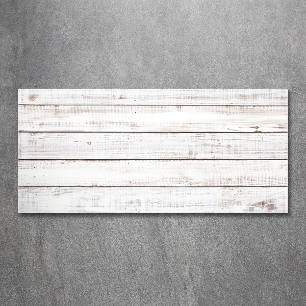 Schilderij glas Houten muur