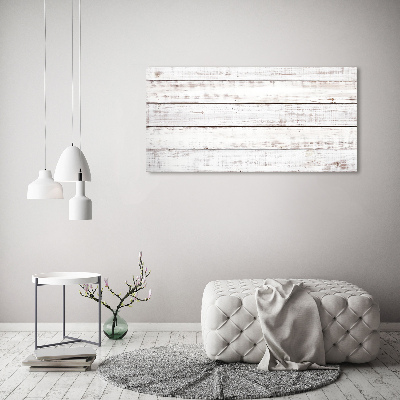 Schilderij glas Houten muur