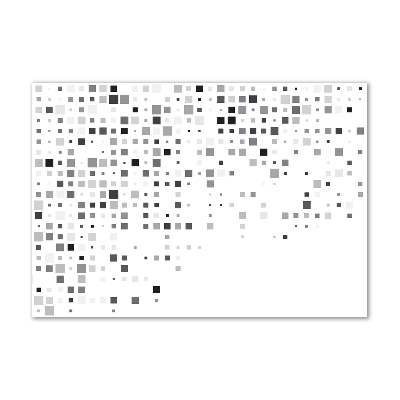 Foto schilderij op glas Abstracte vierkanten