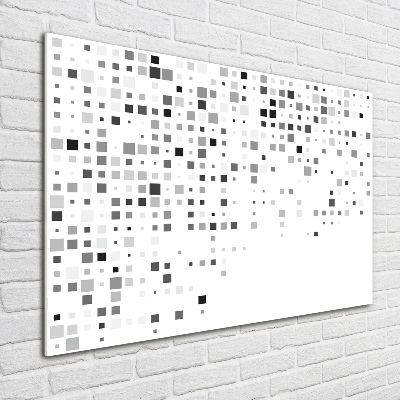 Foto schilderij op glas Abstracte vierkanten