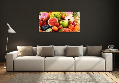 Foto schilderij op glas Kleurrijk fruit