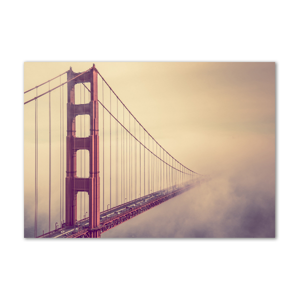 Schilderij glas San Francisco-brug