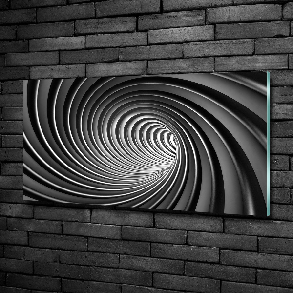 Foto schilderij op glas Abstracte wervel