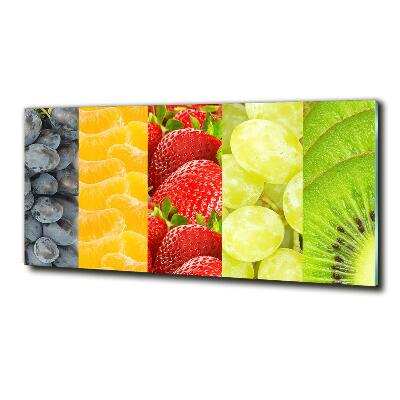 Schilderij op glas Kleurrijk fruit