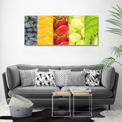 Schilderij op glas Kleurrijk fruit