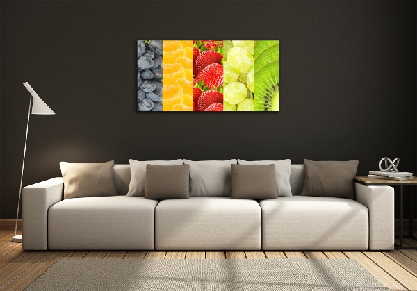 Schilderij op glas Kleurrijk fruit