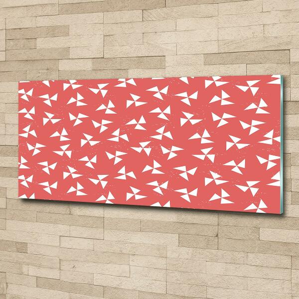 Foto schilderij op glas Geometrische achtergrond