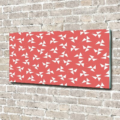 Foto schilderij op glas Geometrische achtergrond