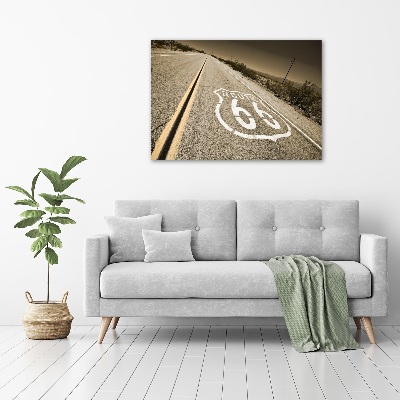 Foto schilderij op glas Weg in Californië