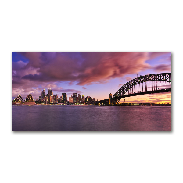 Foto schilderij op glas Sydney Bridge