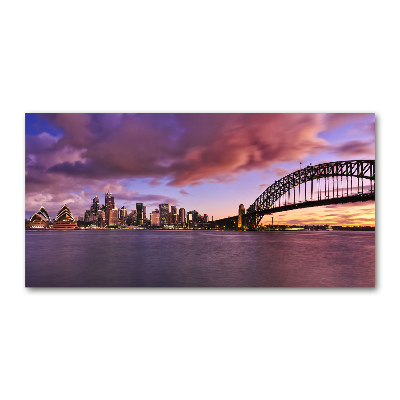Foto schilderij op glas Sydney Bridge