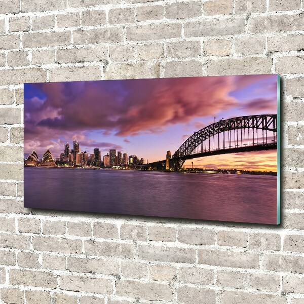Foto schilderij op glas Sydney Bridge