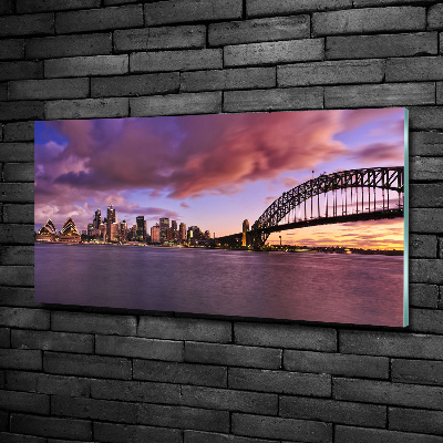 Foto schilderij op glas Sydney Bridge