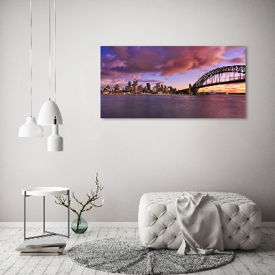 Foto schilderij op glas Sydney Bridge
