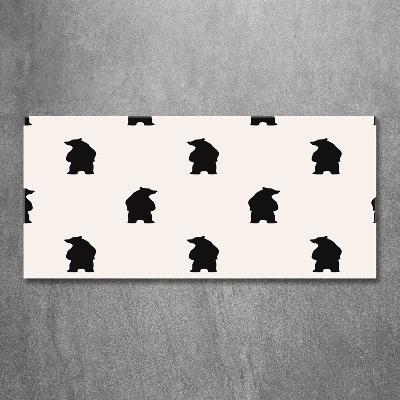 Foto-obraz szkło hartowane Niedźwiedzie