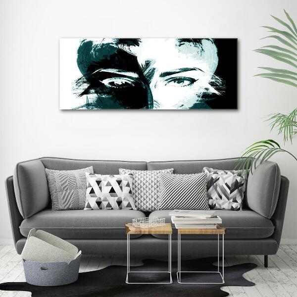 Schilderij op glas Abstracte vrouw