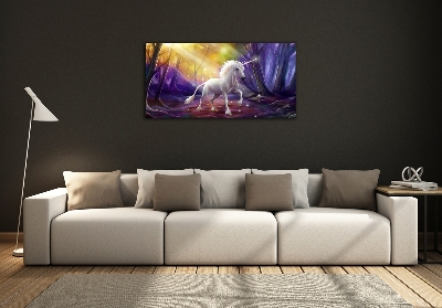 Foto-obraz szkło hartowane Jednorożec